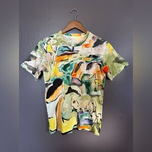 STRIVERS ROW 100% Cotton Printed Short Sleeve T-Shirt EUC Size Small